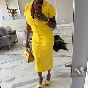 Hanifa Yellow Maxi Dress